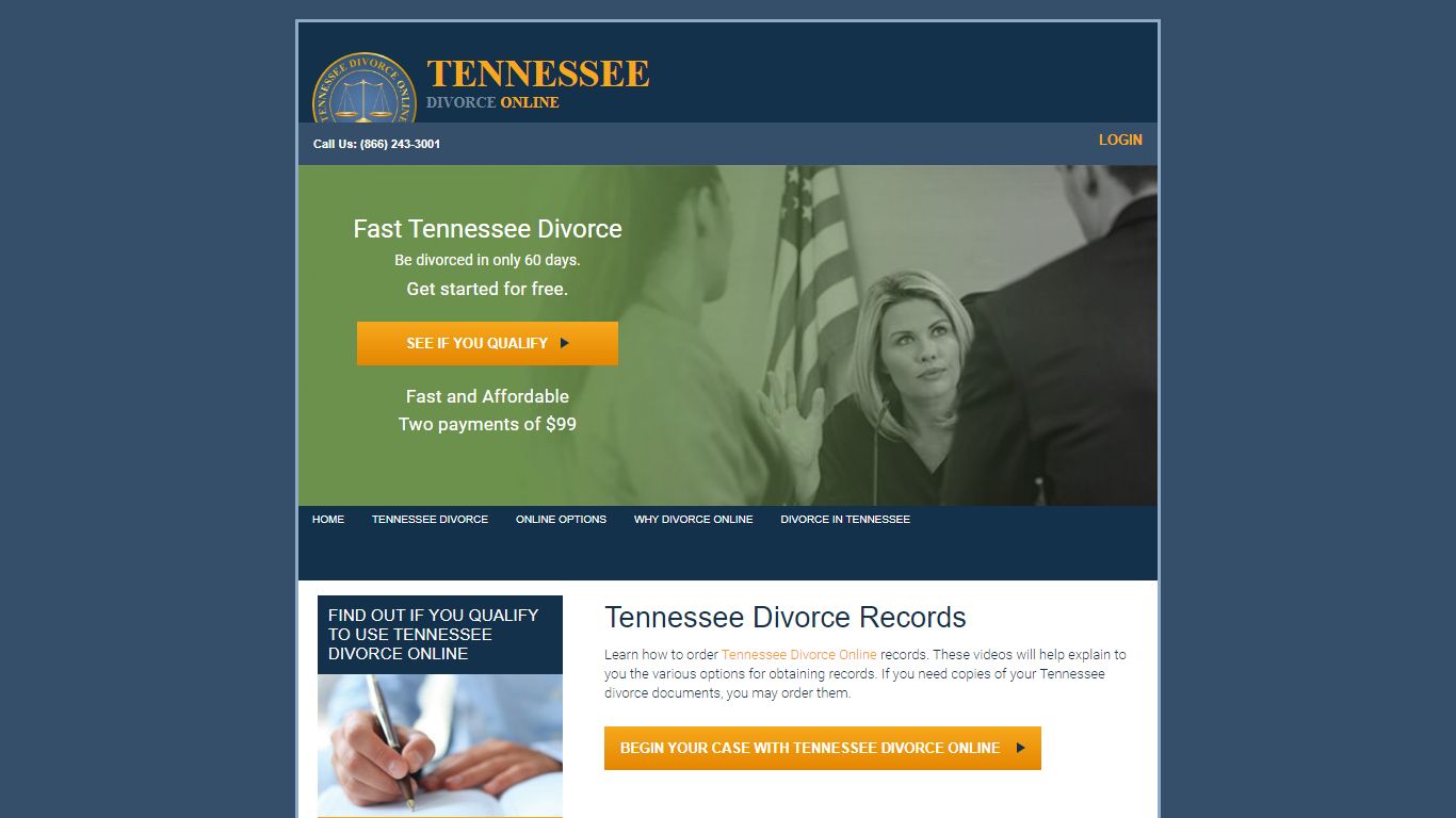 Tennessee Divorce Records